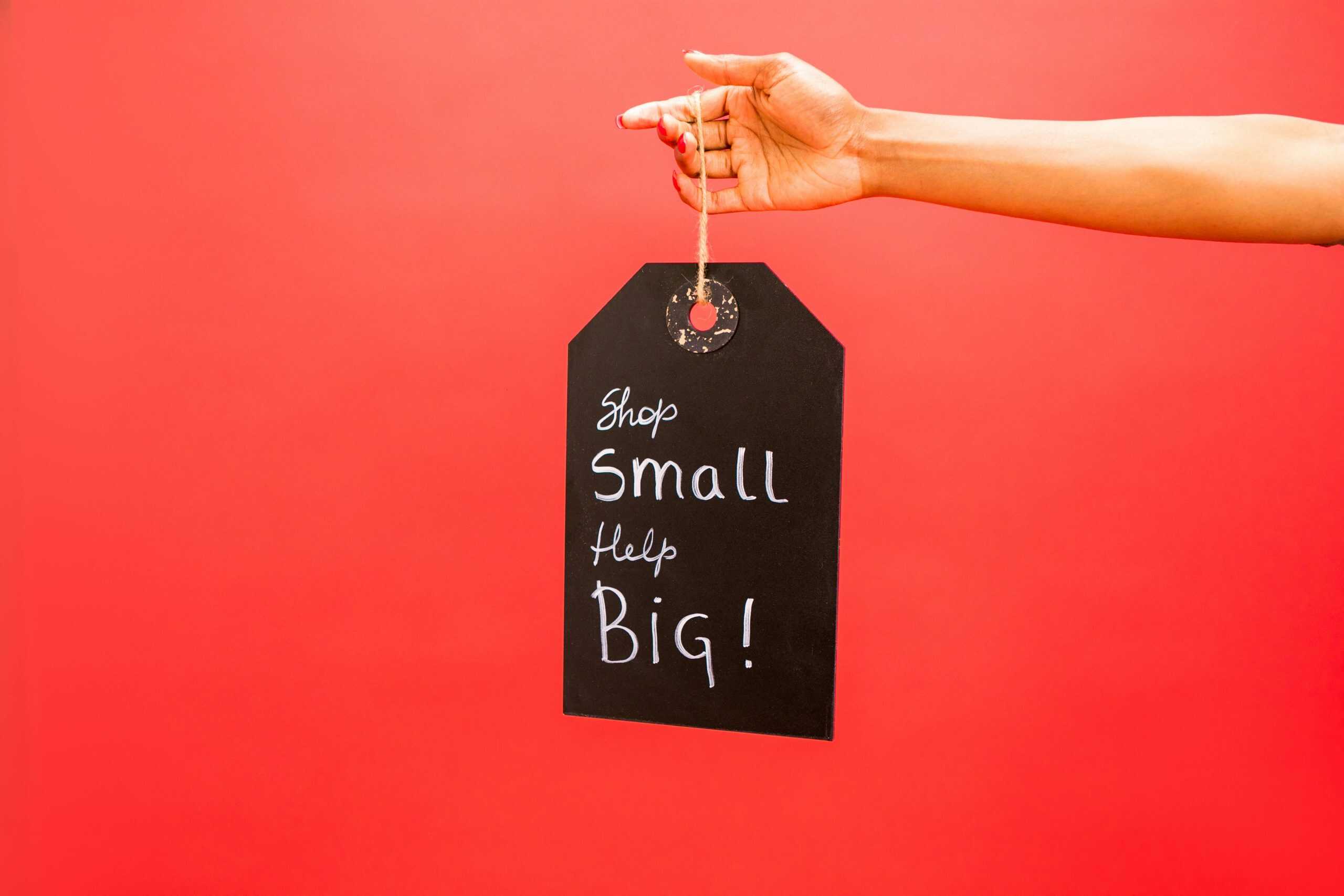 Shop small help big - supporting local businesses